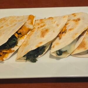 Quesadillas De Espinacas Con Pollo