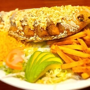 Huachinango Al Mojo De Ajo