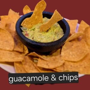 guacamole and chips